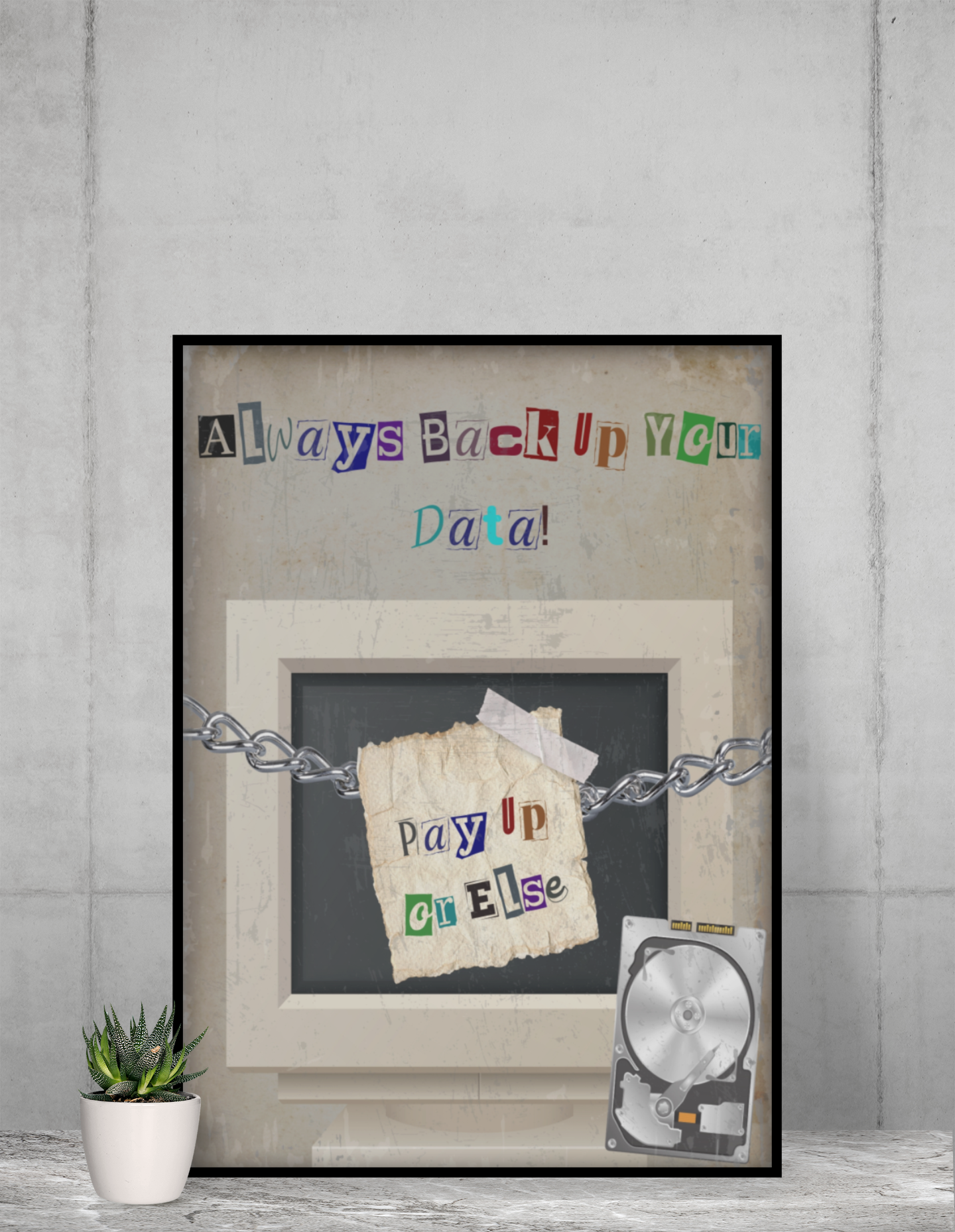 Ransomware Awareness Poster